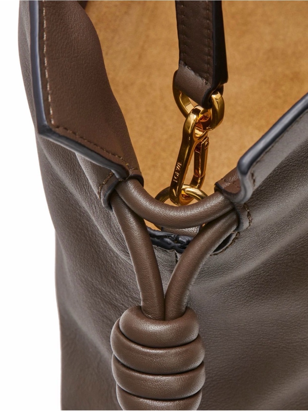 LOEWE Mini Flamenco in nappa calfskin leather - Picture 8 of 17